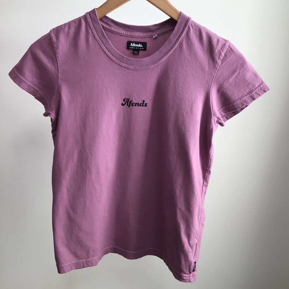 AFENDS WOMENS STANDARD FIT T-SHIRT SIZE 2